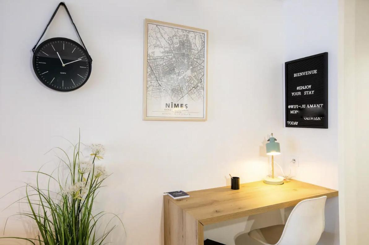 Studio Terrasse & Parking Gratuit En Residence Ним Екстериор снимка