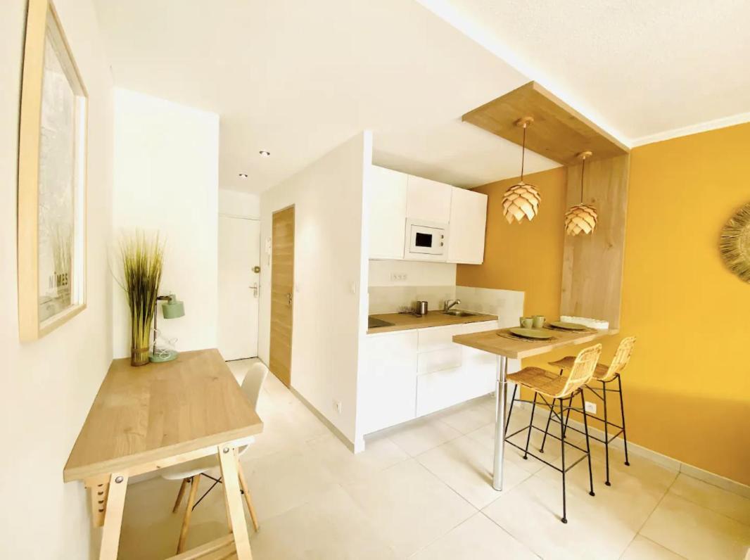 Studio Terrasse & Parking Gratuit En Residence Ним Екстериор снимка