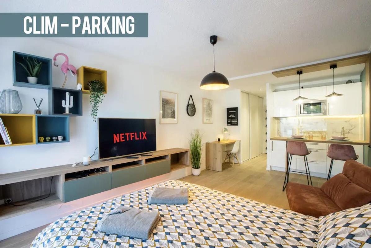 Studio Terrasse & Parking Gratuit En Residence Ним Екстериор снимка
